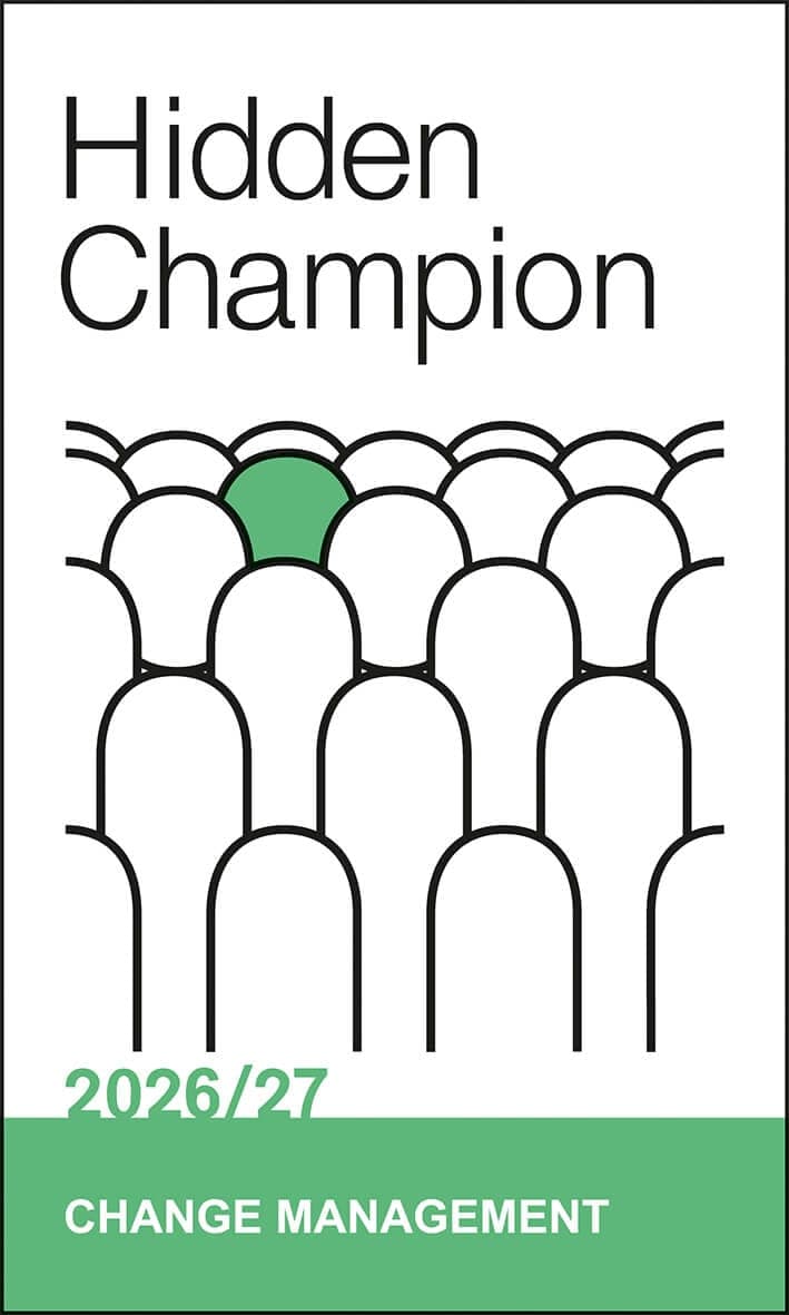 Hidden Champion für Change Management 2018 – 2027